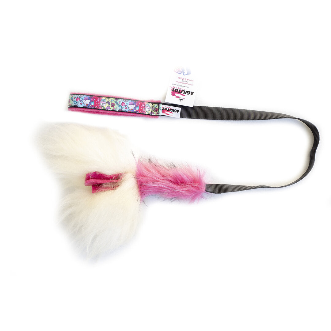 SWEETEX Bungee Tug Toy (Sheepskin & Faux Fur)