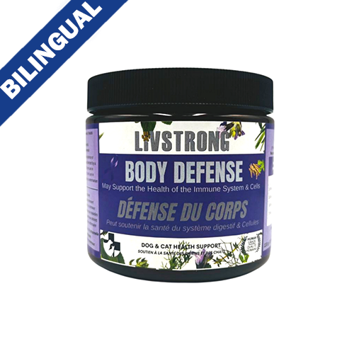 LIVSTRONG BODY DEFENSE POWDER DOG & CAT HEALTH SUPPORT 110g