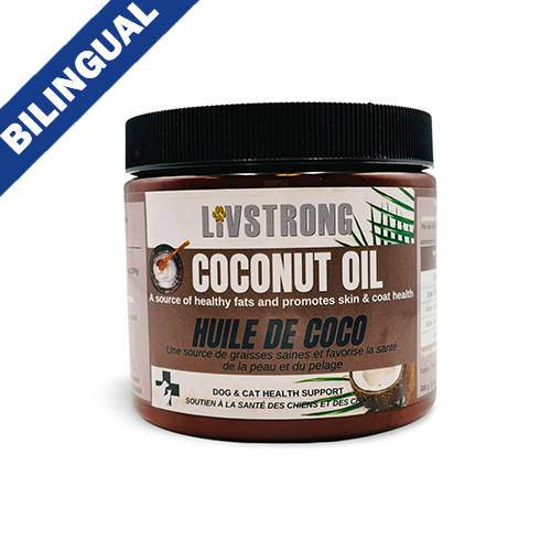 LIVSTRONG COCONUT OIL DOG & CAT HEALTH SUPPORT 400g