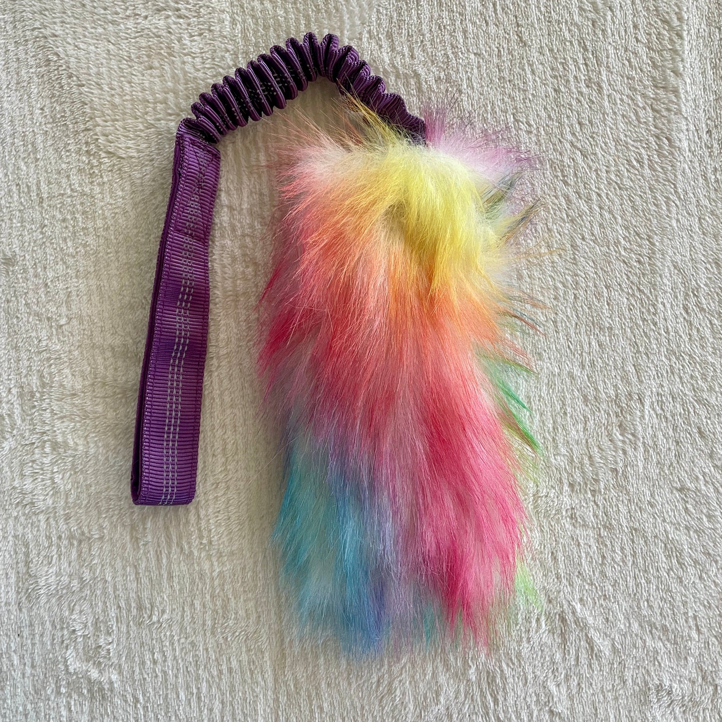 Fur Bungee Tug Toy
