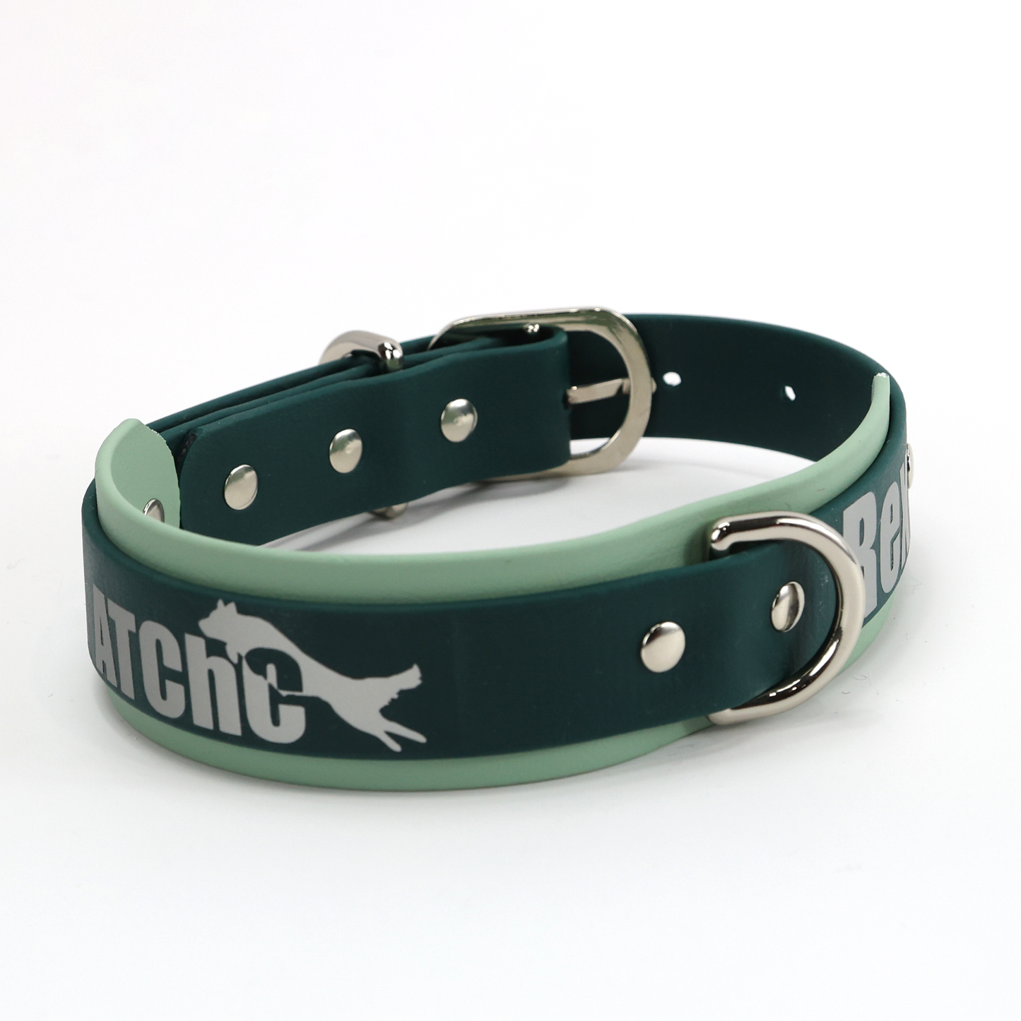 1.5" Two-Tone Custom BioThane® Collar