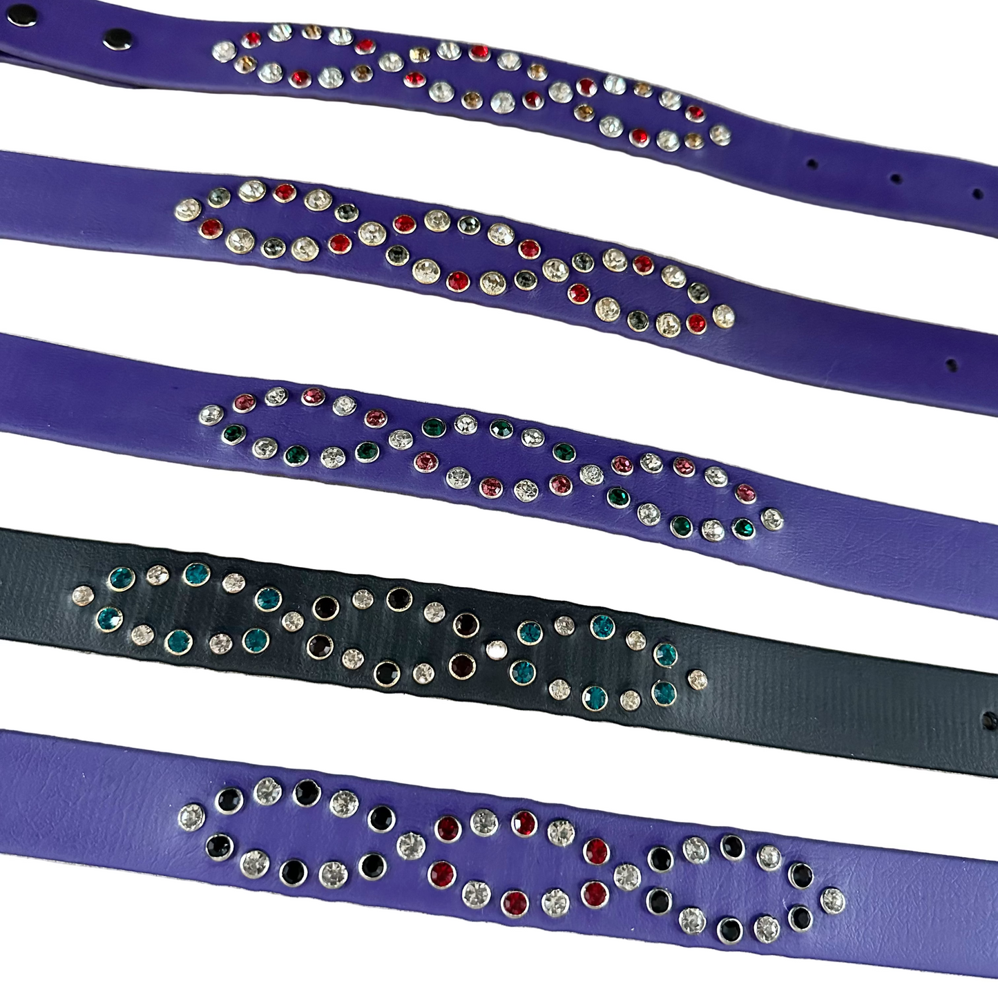 Eternal Orbit - 1" Custom BioThane® Gemstone Crystal Collar