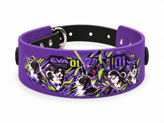 Custom UV Pattern Biothane Collar