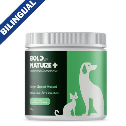 BOLD BY NATURE GREEN LIPPED MUSSEL SUPPLEMENT FOR DOGS & CATS 160GM