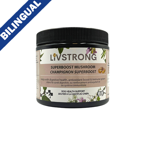 LIVSTRONG MUSHROOM SUPERBOOST DOG & CAT HEALTH SUPPORT 130g