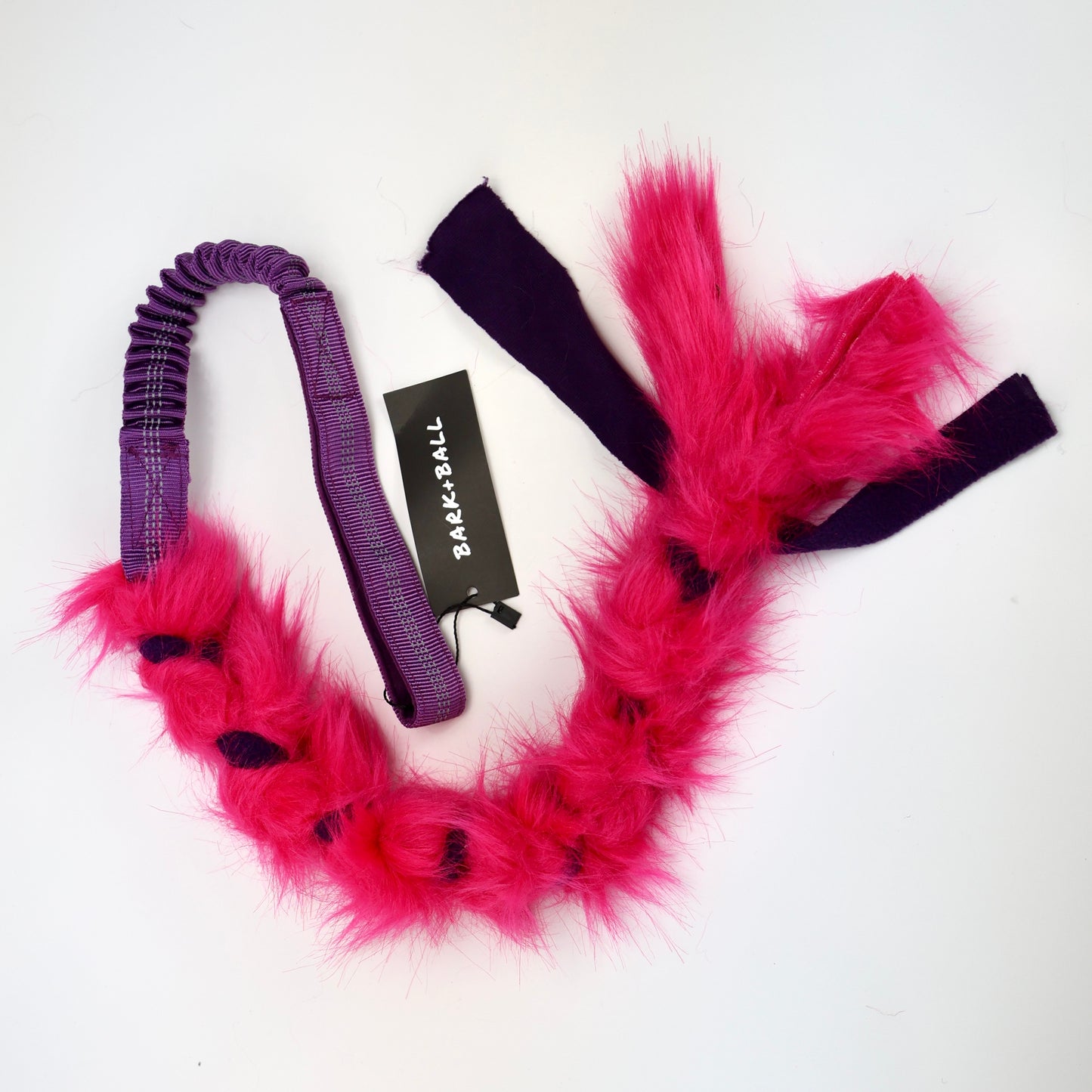 Braided Fleece N Fur Bungee Tug Toy