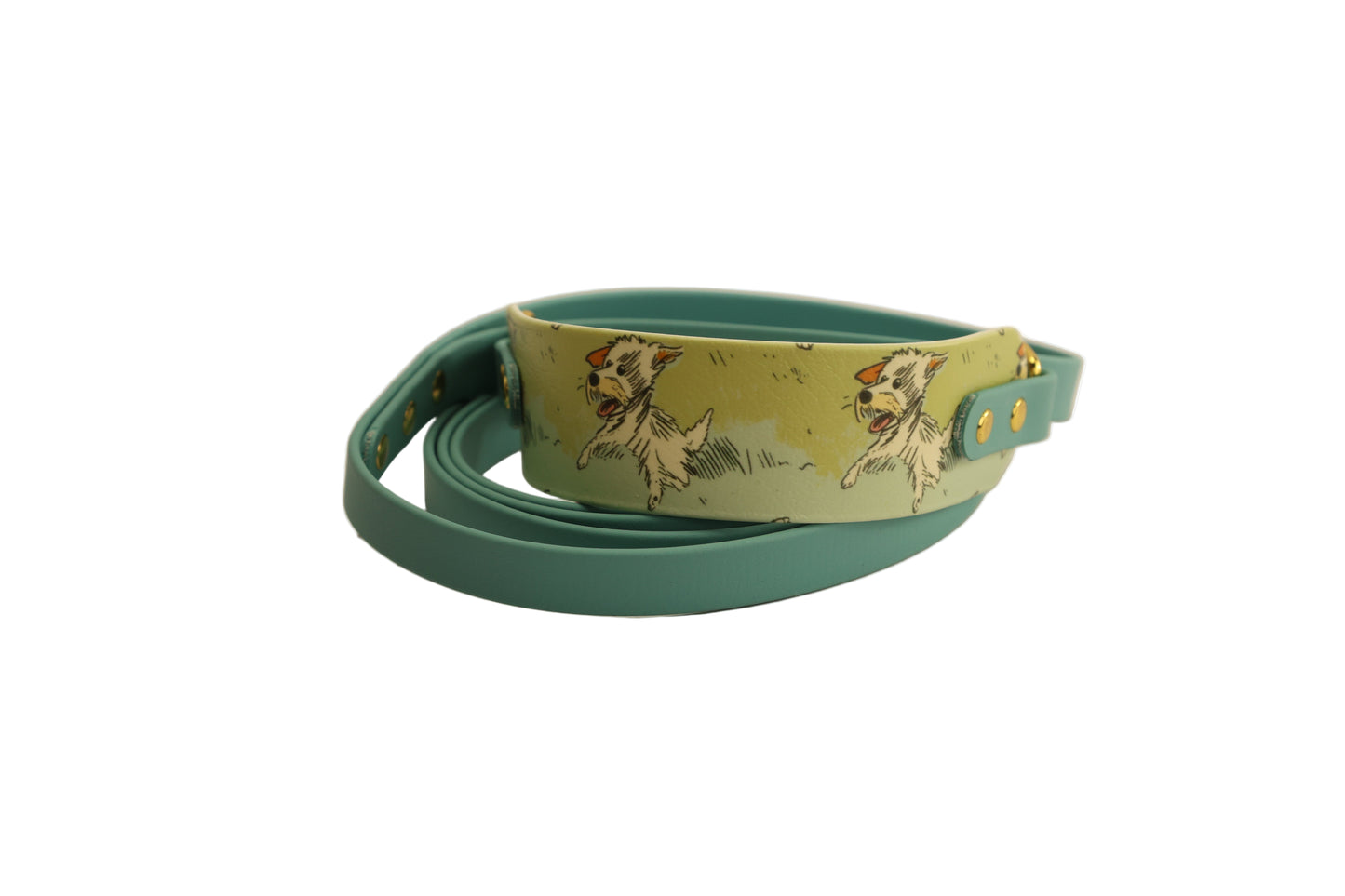 1 1/2" - 5/8" Running Dog Martingale Leash