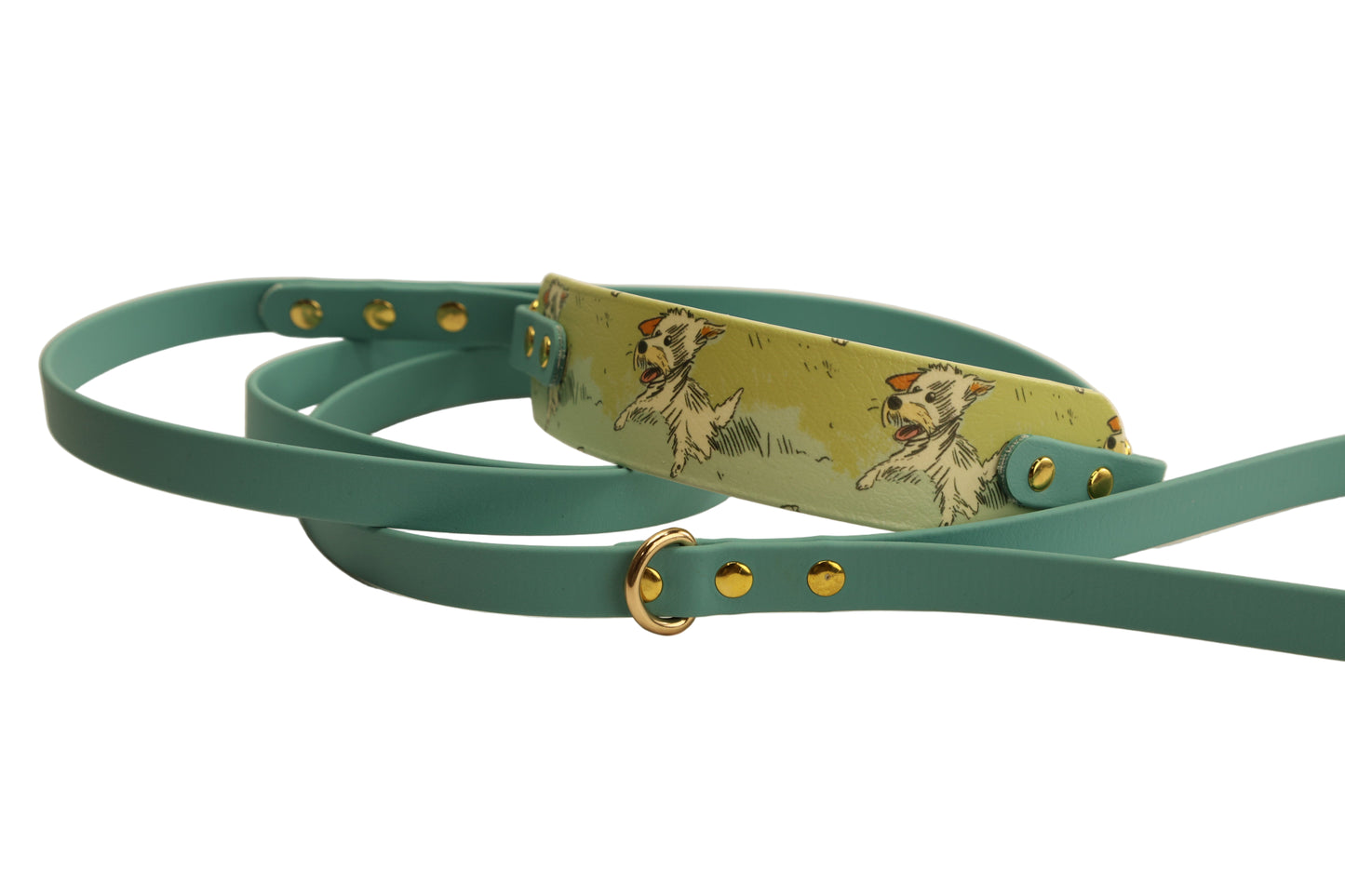 1 1/2" - 5/8" Running Dog Martingale Leash